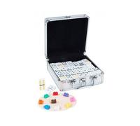 Coffret Jeu de Dominos Mexicain Double 12 - Mexican Train - Jeu de societé + 1 Carte Offerte