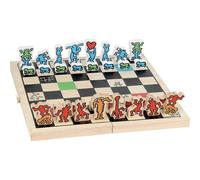 Coffret jeu d'échecs keith haring beige TU