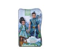 Coffret Jeune Raya + Chef Benja - Set Collector Raya et Le Dernier Dragon : 2 Poupees mannequin + 1 Carte offerte - Disney Princess