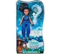 Coffret jeune raya et fleur de kumandra - set collector raya et le dernier dragon : poupee mannequin + 1 carte offerte