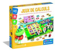Clementoni Coffret jeux de calcul – Jeu de plateau éducatif 4-6 ans – Fabriqué en Italie
