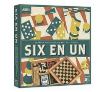 Coffret jeux en bois - 6 en 1
