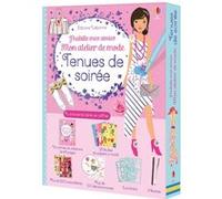 Coffret J'habille mes amies - Mon atelier de mode - Tenues de soirée Fiona Watt (Auteur), Stella Baggott (Illustration), Antonia Miller (Illustration), Véronique Duran (Traduction)