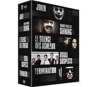 Coffret Grands Méchants – Joker, Shining, Le Silence des agneaux, Usual Suspects, Terminator – DVD