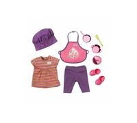 Zapf - baby born coffret cuisinier - tablier et toc + accesoires habit poupee 43 cm multicolore G