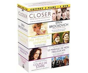 Coffret Julia Roberts : closer , erin brockovich , ma meilleure ennemie , le mariage de mon meilleur ami , couples de stars