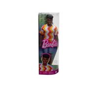 Coffret Ken Noir Avec Short bleu et Maillot - Barbie - Poupée Mannequin - Set Fille Avec Carte Animal