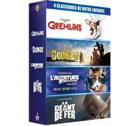 Coffret Classiques De Notre Enfance 4 Films : Gremlins Le Géant De Fer L'aventure Intérieure Les Goonies [DVD]