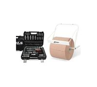 Coffret Kit Outils 108 pcs BM TOOLS Clé à Cliquet Douille Acier Vanadium Douilles, Mécanicien, Garagiste, Distributeur de papier