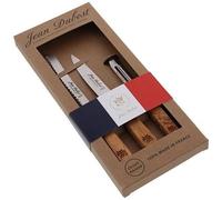 Jean Dubost - Coffret 3 couteaux à tomate Laguiole Elysée - Manche en bois d'olivier