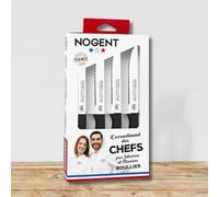 Nogent*** COFFRET KRAFT CLASSIC STEAK POLYPRO NOIR (4 couteaux steak 11cm crantés)