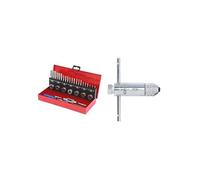 Coffret KS Tools 331.0632 de Tarauds et Filières - 32 Pièces avec Mallette Rouge