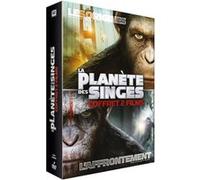 La Planète des Singes : Les Origines + L'Affrontement – Coffret DVD – Twentieth Century Fox