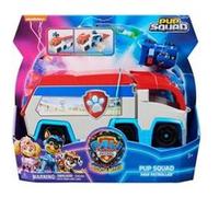 Coffret la super pat patrouille film camion ryder patroller 27 cm transformable + voiture chase - set figurine et véhicule + 1 carte
