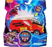 Coffret la super pat patrouille film marcus + camion pompier luxe son et lumière - set figurine et véhicule + 1 carte