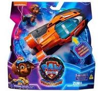 Coffret la super pat patrouille film zuma + hovercraft luxe son et lumière - set figurine movie et véhicule mer + 1 carte