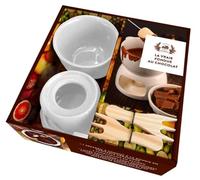 Collectif – La vraie fondue au chocolat – Coffret livre + kit – Hachette Pratique