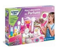 Coffret laboratoire des parfums enfant des 8 ans - atelier creation aromes sels de bain - cosmetiques - set jeu science + carte