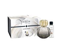 Coffret lampe Berger Corali Grise diffuseur à catalyse + 250ml Velours d'Orient - MAISON BERGER PARIS