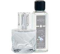 COFFRET LAMPE DIFFUSEUR DE PARFUM SPIRALE TRANSPARENTE + 250 ML NEUTRE - MAISON BERGER PARIS
