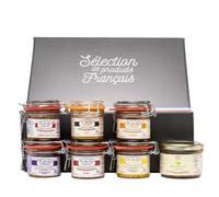 Coffret Larroun - 6 Foies Gras Entiers & Apéritif au Jurançon - Relais Gourmet | Artisanal Français | Sans Conservateurs, Additifs ni Colorants | Cadeau Gourmet & Fêtes