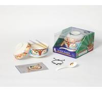Coffret Le Bol Ramen de l'esprit renard Kitsuné: 1 bol ramen - 1 cuillère décorée - des baguettes - 1 livre de recettes - Coffret Japon