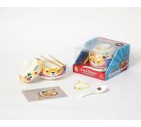 Coffret Le Bol Ramen de maitre Shiba: 1 bol ramen - 1 cuillère décorée - des baguettes - 1 livre de recettes - Coffret Japon