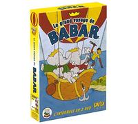 Coffret Le Grand voyage de Babar 2 DVD - Vol.1&2 : Le Départ / Au pays des jeux / Au pays des pirates / Au pays du bonheur