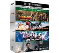 Le Meilleur De L'aventure - Coffret : Jumanji : Bienvenue Dans La Jungle + Spider-Man : Homecoming + Sos Fantômes + La Tour Sombre - 4k Ultra Hd + Blu-Ray