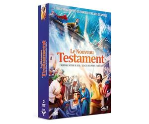 Coffret Le Nouveau Testament 3 Films: l'incroyable Histoire de Jésus-Les actes des apôtres 1 et 2