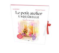 Coffret - Le Petit Atelier de l'aquarelle - Automne 1 livre de méthodes pour s'initier + 12 modèles inédits à peindre sur papier aquarelle - Blanche Tristant - Merci Les Livres - Coffret - Guide