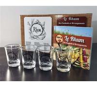 Coffret Le Rhum : ses cocktails et arrangements Avec un livret de 28 recettes et 4 verres de dégustation - Collectif - Orphie G.doyen Editions - Boîte ou accessoire - Jeux livres objets