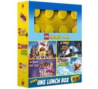 Coffret Lego et Lunch Box Brique Lego 4 films DVD E