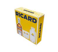 Coffret Lehanneur RICARD Pastis de Marseille 2 verres + 1 Carafe - 45%, 70cl