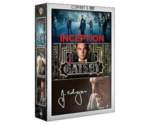 Coffret Leonardo DiCaprio : Inception + Gatsby le magnifique + J. Edgar [Pack]
