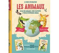 Coffret Les animaux Le jeune explorateur Atlas des animaux, livre d'activités et puzzle du royaume animal - Collectif - Yoyo Books - Boîte ou accessoire - Jeux livres objets