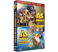 Coffret Les As de la jungle / Les As de la jungle 2 : Opération tour du Monde DVD DVD