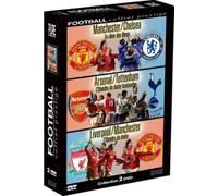 Coffret Les Grands Duels Anglo-Saxons : Manchester/Chelsea - Arsenal/Tottenham - Liverpool/Manchester - Coffret Prestige
