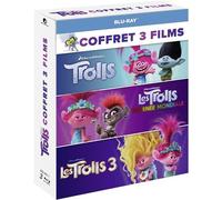Coffret Les Trolls 1 à 3 Blu-ray
