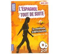 Coffret L'espagnol Tout de suite TOUT AUDIO (2CD) La méthode cent pour cent audio - Collectif - Pocket - Livre CD - Textes lus CD