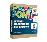Coffret Lettres magnétiques animaux Céline Alvarez