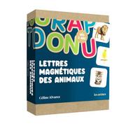 Coffret Lettres magnétiques animaux Céline Alvarez Coffret 53 pièces - Céline Alvarez - Les Arenes Eds - Boîte ou accessoire - Scolaire / Universitaire