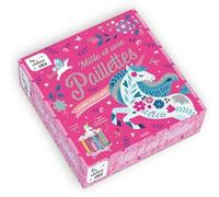 Coffret Licornes Scintillantes Mille Et Une Paillettes - Avec 5 Tableaux, 1 Carrousel À Monter, 7 Tubes De Paillettes, 1 Stylet Et 2 Cartes Prédécoupées Pour Fabriquer Ton Carrousel