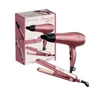 demeliss cherry cherie set lisseur et sèche-cheveux