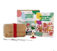 Coffret livre et figurine pour conteuse à histoires : Aujourd'hui c'est moi qui cuisine