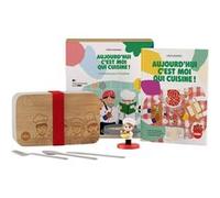 FABA Créer Ensemble: Aujourd'hui C'est Moi Qui Cuisine! - L'ensemble Contient: Livre avec 12 Recettes, Personnage Sonore avec 12 Histoires et boîte à goûter - Jeu éducatif pour Enfants 3-5 Ans