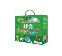 Le Coffret Du Méga Atlas De La Terre - Avec Un Atlas, 40 Cartes Questions/Réponses Et Un Puzzle