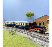 Coffret locomotive à vapeur N°62 et 2 voitures voyageurs - KATO 10-503-2 - N 1/1