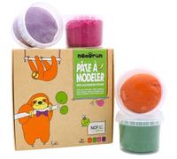 Coffret loki pâte à modeler naturelle et vegan (assort. 4 pots)