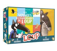 Coffret loup - les voyages extraordinaires de loup 3 histoires + 1 peluche - Orianne Lallemand - Auzou Philippe Eds - Boîte ou accessoire - Jeux livres objets